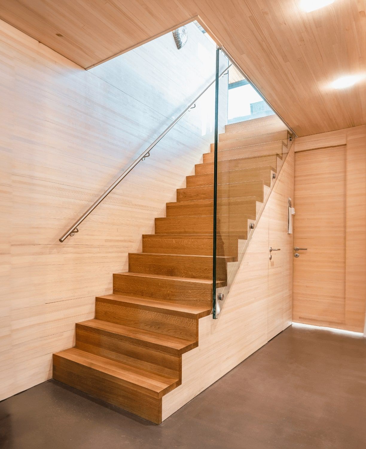 Treppe, MFH Zur Wolke, St. Gallen, Ostschweiz	