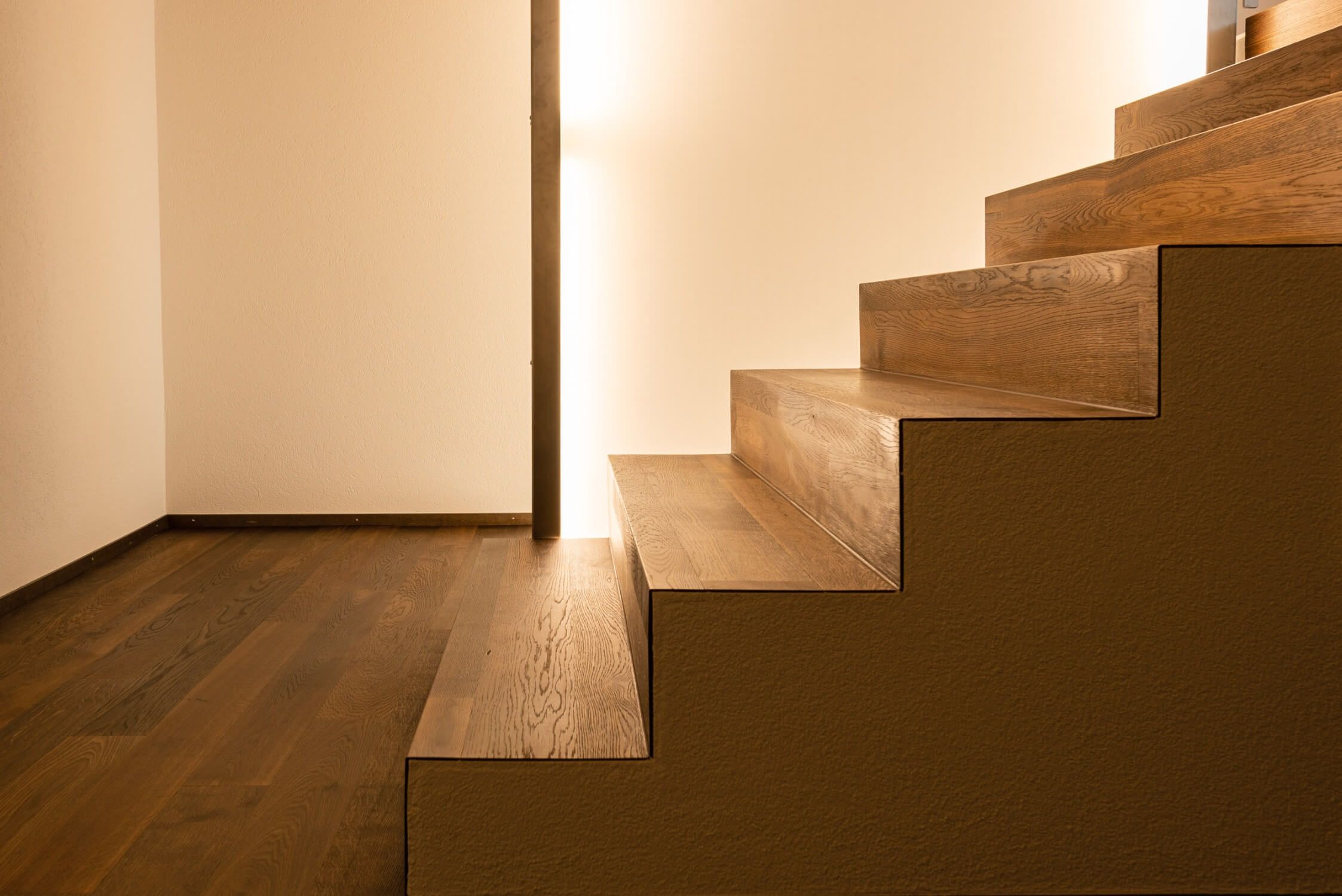 Treppe, Einfamilienhaus Buner Lendenmann, 9030 Abtwil, Ostschweiz